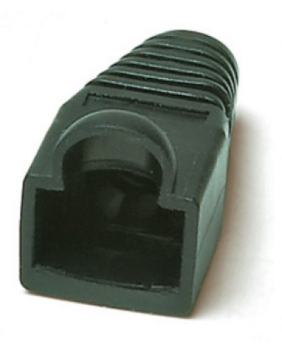 Изолирующий колпачок для разъемов RJ-45, черный (10 шт.) Hyperline BOOT-BK-10 в Северске Коннекторы и разъемы Pintop.ru
