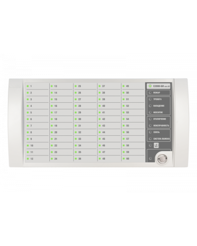 Блок индикации Болид С2000-БИ исп.02(2хRS485) в Северске Охранно-пожарное оборудование Pintop.ru