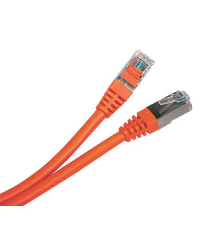 Патч-корд экранированный Hyperline PC-LPM-STP-RJ45-RJ45-C6-1.5M-LSZH-OR в Северске Патчкорды (медные) Pintop.ru