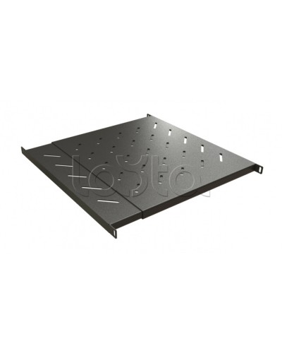 Полка c 19 креплением Hyperline (TSD3L-0.5U-405/700-RAL9005) в Северске Полки для шкафов и стоек Pintop.ru