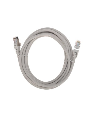 Патч-корд S/FTP, CAT 6A (10G), RJ45-RJ45, 28AWG, LSZH, серый, 3м REXANT 02-0390-3 в Северске Патчкорды (медные) Pintop.ru