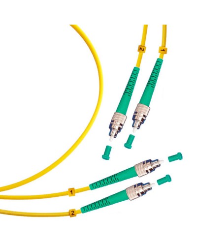 Шнур оптический duplex FC/APC-FC/APC 9/125 sm 25м LSZH Cabeus FOP(d)-9-FC/APC-FC/APC-25m в Северске Патч-корды оптические Pintop.ru