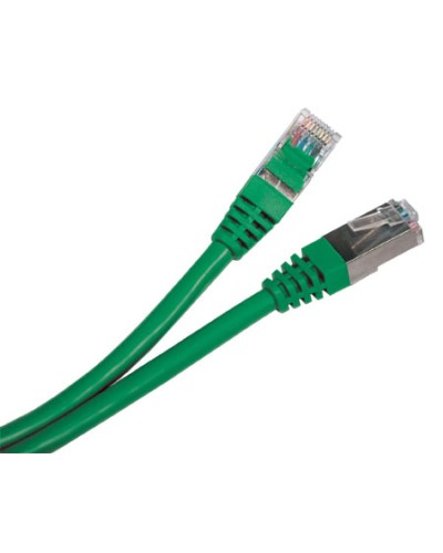 Патч-корд экранированный Hyperline PC-LPM-STP-RJ45-RJ45-C5e-5M-LSZH-GN в Северске Патчкорды (медные) Pintop.ru