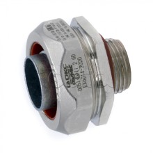 Взрывозащищенная Ex e муфта металлорукав-коробка. DN20 мм. M20х1,5.Никелированная латунь. IP66/6 (EX6014-2020)