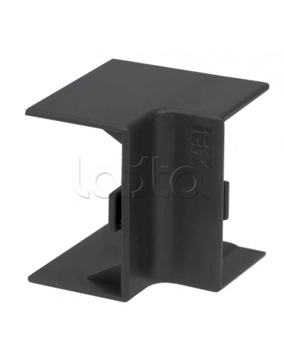 ELECOR Угол внутренний КМВ 100х60 черный (2шт/компл) IEK (EL-KK10D-V-100-060-K02) в Северске Аксессуары для кабель-канала Pintop.ru