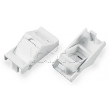 Вставка угловая 45x22.5 для 1 модуля формата Keystone Jack Hyperline SIP2A-1K-M45-22.5