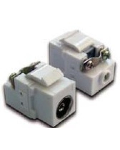 Вставка Keystone TV-розетка, винтовое соединение, белая LANMASTER LAN-OK-TV/S-WH в Северске Коннекторы Pintop.ru