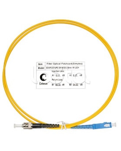 Патч-корд волоконно-оптический SM 9/125 simplex SC-ST LSZH (1 м) Cabeus FOP(s)-9-SC-ST-1m в Северске Патч-корды оптические Pintop.ru