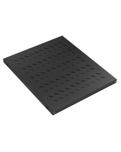 Полка стационар. 19, для шкафов глуб. 600, 370мм, нагрузка 50 кг, чер. Datarex DR-421111 в Северске Полки для шкафов и стоек Pintop.ru