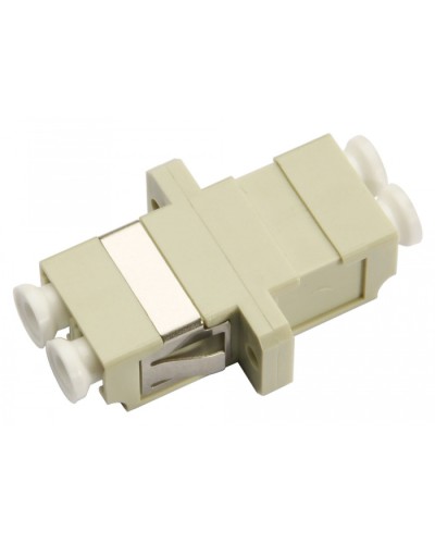 Соединитель проходной LC-LC duplex, MM(для многомодового кабеля) Cabeus DLC-DLC-MM в Северске Проходные адаптеры и розетки оптические Pintop.ru