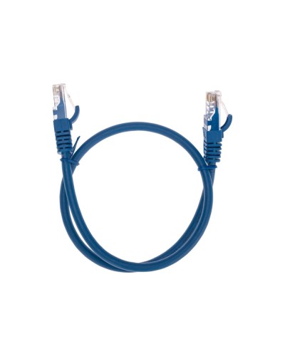 Патч-корд U/UTP, CAT 6, RJ45-RJ45, 26AWG, LSZH, синий, 0,5м REXANT 02-0294-05 в Северске Патчкорды (медные) Pintop.ru