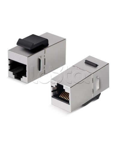 Адаптер проходной Cabeus CA-KJ-8p8c-C5e-SH в Северске Проходные адаптеры RJ-45 и разветвители Pintop.ru