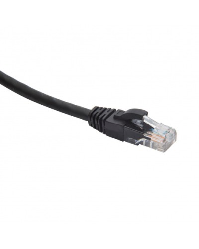 Шнур коммутационный U/UTP категория 5e LSZH нг(А)-HF 15,0 м, черный Datarex DR-181925 в Северске Патчкорды (медные) Pintop.ru