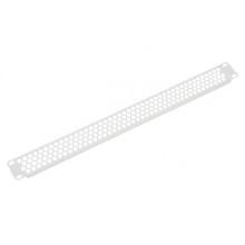 Фальшпанель в шкаф 19" 1U перфорированная ЦМО ФП-1.4-9005