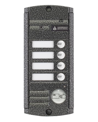 Видеопанель вызывная накладная цветная на 4 абонента с Proxy-считывателем Activision AVP-454 Proxy (PAL, антик) в Северске Вызывные видеопанели малоабонентные Pintop.ru