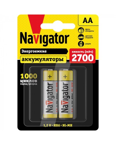 Аккумулятор Navigator 94 465 NHR-2700-HR6-BP2 в Северске Электротехническое оборудование Pintop.ru