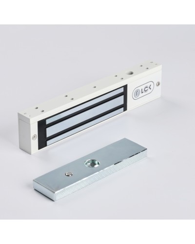 R-Lock RL-EM180-00W - Электромагнитный замкок, 180кг, DC12/24B, цвет белый, RAL9016(белый) в Северске Электромагнитные замки Pintop.ru