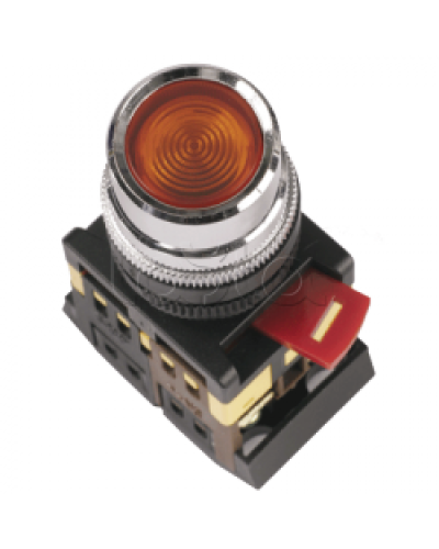 Кнопка ABLF-22 красный d22мм неон/240В 1з+1р IEK BBT10-ABLF-K04 в Северске Кнопки выхода Pintop.ru