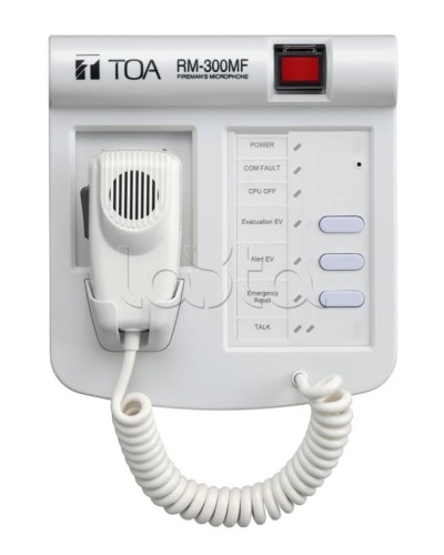 Панель микрофонная пожарная для серии VM-3000 в Северске Системы оповещения и трансляции TOA Pintop.ru