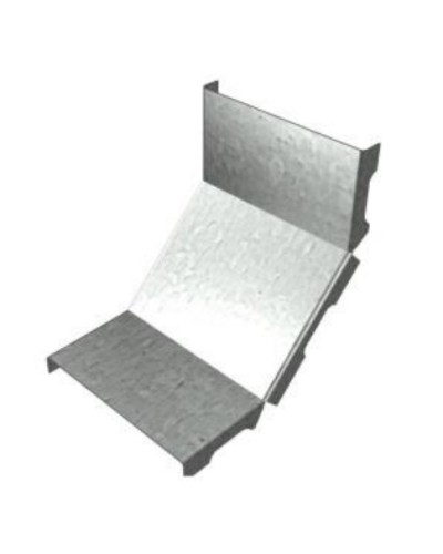 Крышка угла вертикального внутреннего 90° 100х15 (0,7) для лестничного лотка ПожТехКабель (651-001) в Северске Кабельные лотки Pintop.ru