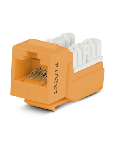 Вставка Hyperline (KJNE-8P8C-C6-90-OR) в Северске Коннекторы Pintop.ru