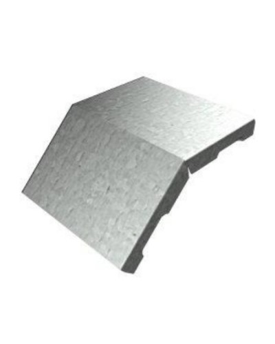 Крышка угла вертикального внешнего 45° 400х15 (0,7) для лестничного лотка ПожТехКабель (651-203) в Северске Кабельные лотки Pintop.ru