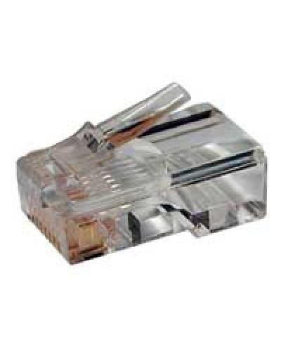 Разъем RJ-45 под витую пару, кат 5 Hyperline PLUG-8P8C-U-C5 в Северске Коннекторы и разъемы Pintop.ru