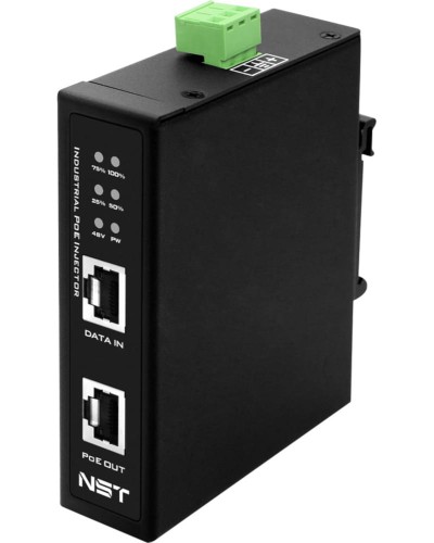 Промышленный PoE-инжектор Gigabit Ethernet на 90W с бустером напряжения NST NS-PI-1G-90/IB в Северске Дополнительное оборудование для сетей Pintop.ru